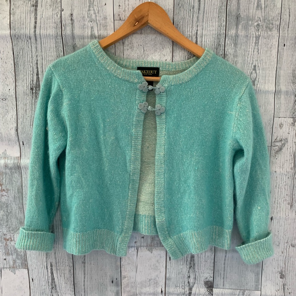 TAKEOUT New York Girl’s Cardigan Silk/Wool